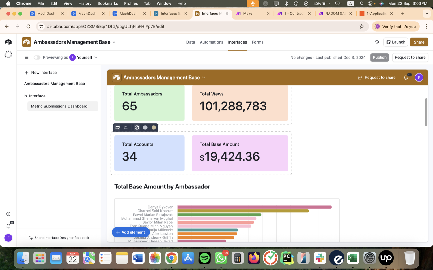 Creator Ambassador Program Ops - Airtable, Make.com & Zapier screenshot 14